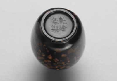 图片[2]-Black aventurine splash glass snuff bottle, Qianlong reign (1735-1796), Qing dynasty-China Archive